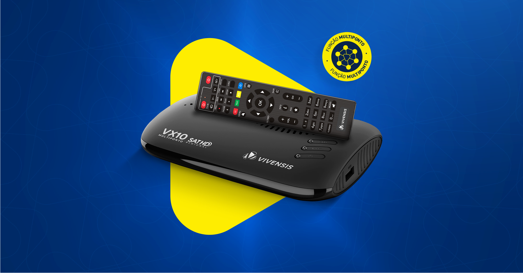 VX10 Multiponto: O Melhor Receptor para Conexão Completa!